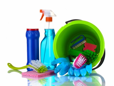 Local cleaners completing builders cleaning in Harrow kitchen and bathroom areas