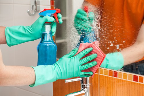 Professional Harrow carpet cleaners restoring a living room carpet