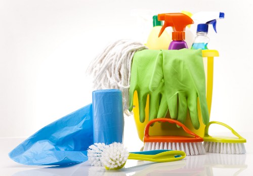 Waste materials separated for recycling at local facility