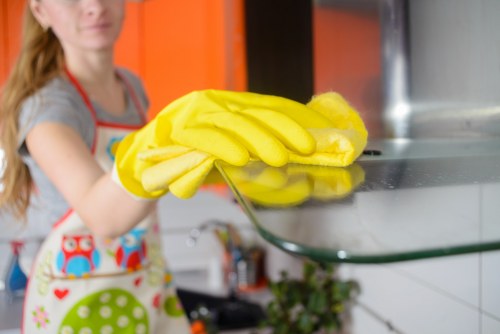 Bathroom and kitchen cleaning in a Harrow property