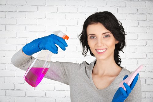 Floor cleaning in a Harrow retail or office property